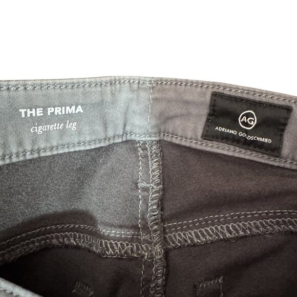 AG Adriano Goldschmied The Prima Cigarette Leg Womens Gray Jeans Size 26R - Picture 6 of 10